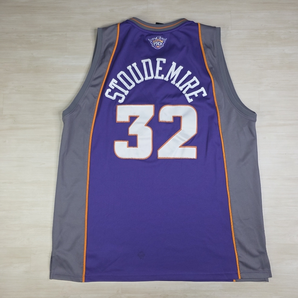 Vintage Phoenix Suns Amar'e Stoudemire Basketball Jersey Authentic Sewn Sz 56